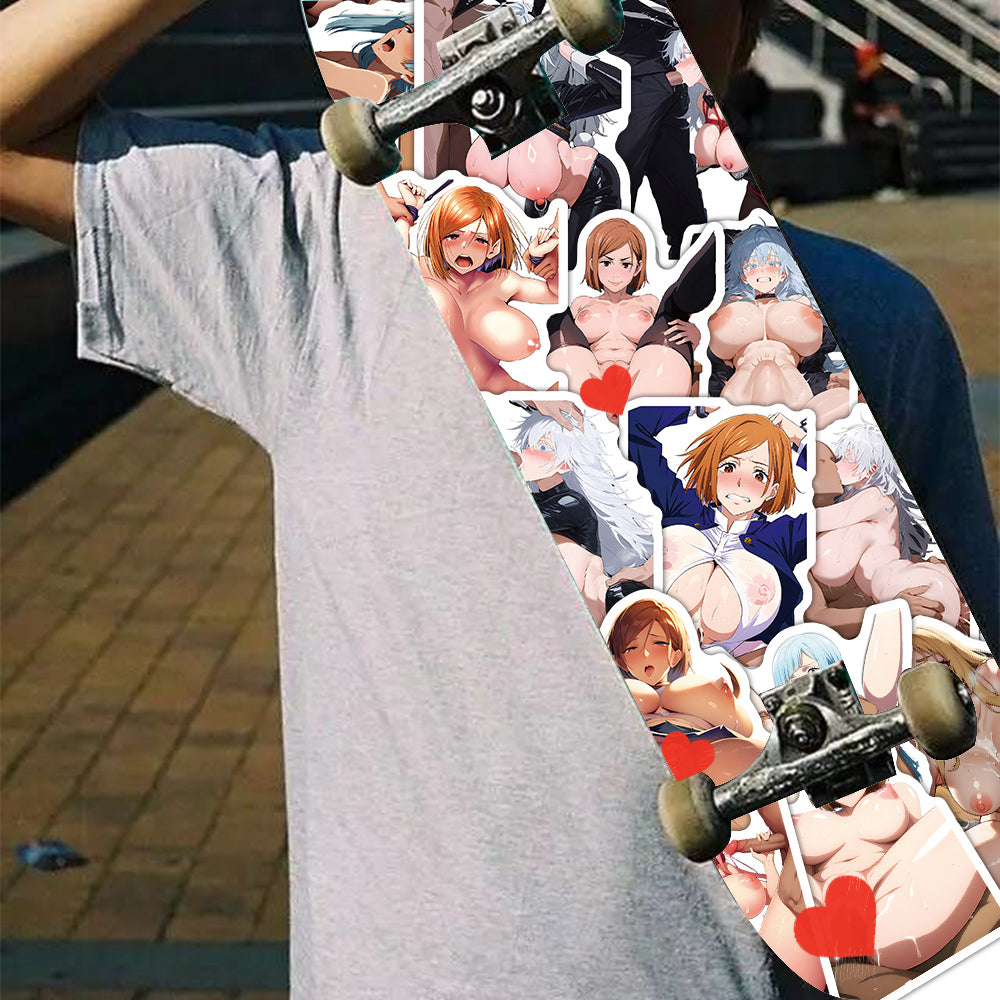 104 pcs Jujutsu Kaisen - Hentaii Stickers Lewd Anime Stickers for Adults