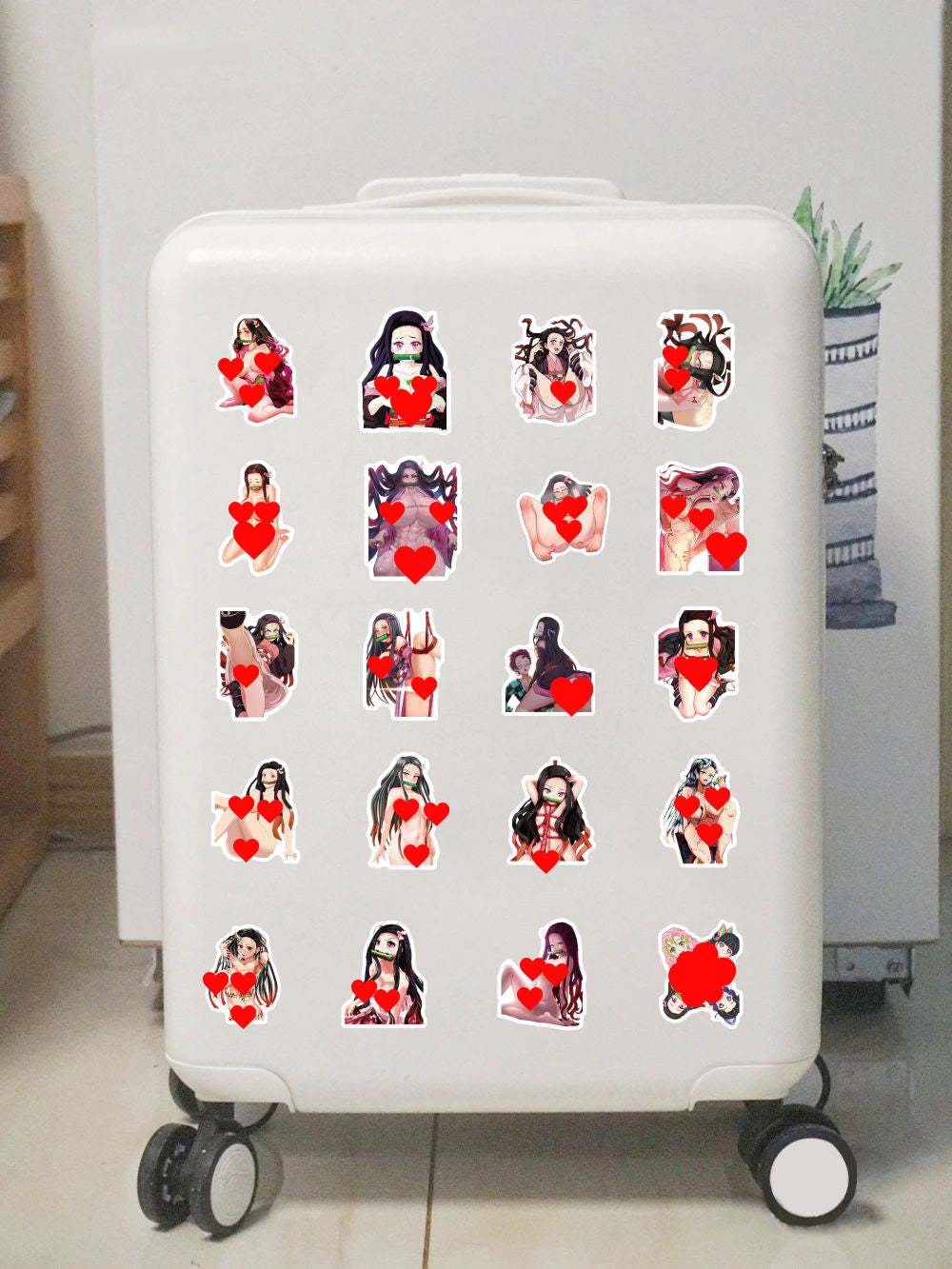 54 pcs Demon Slayer - Nezuko Lewd Hentai Anime Sticker