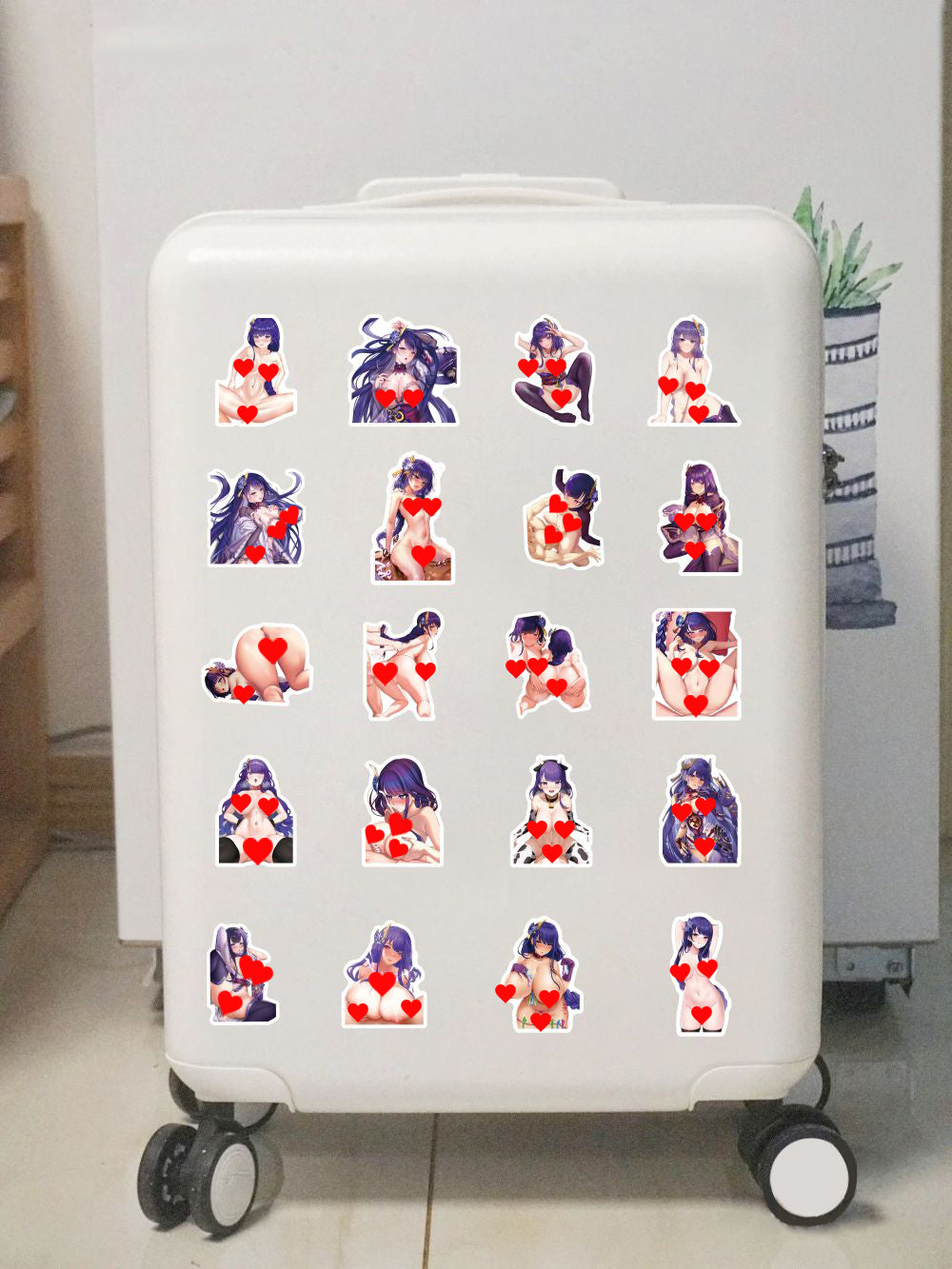 54pcs Genshin Impact - Raiden Shogun Hentai Stickers