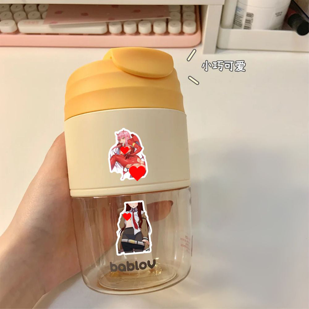 54pcsRe:Zero-Rem & Steins;Gate-Makise Kurisu Nude Anime Stickers