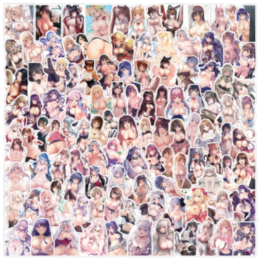 Hentai Sexy Naked Truth Nude Anime Stickers Uncensored Having Sex,Lewd Anime Waifu Decals for 18+ Adults,Japanese Anime Pron Girl Sticker