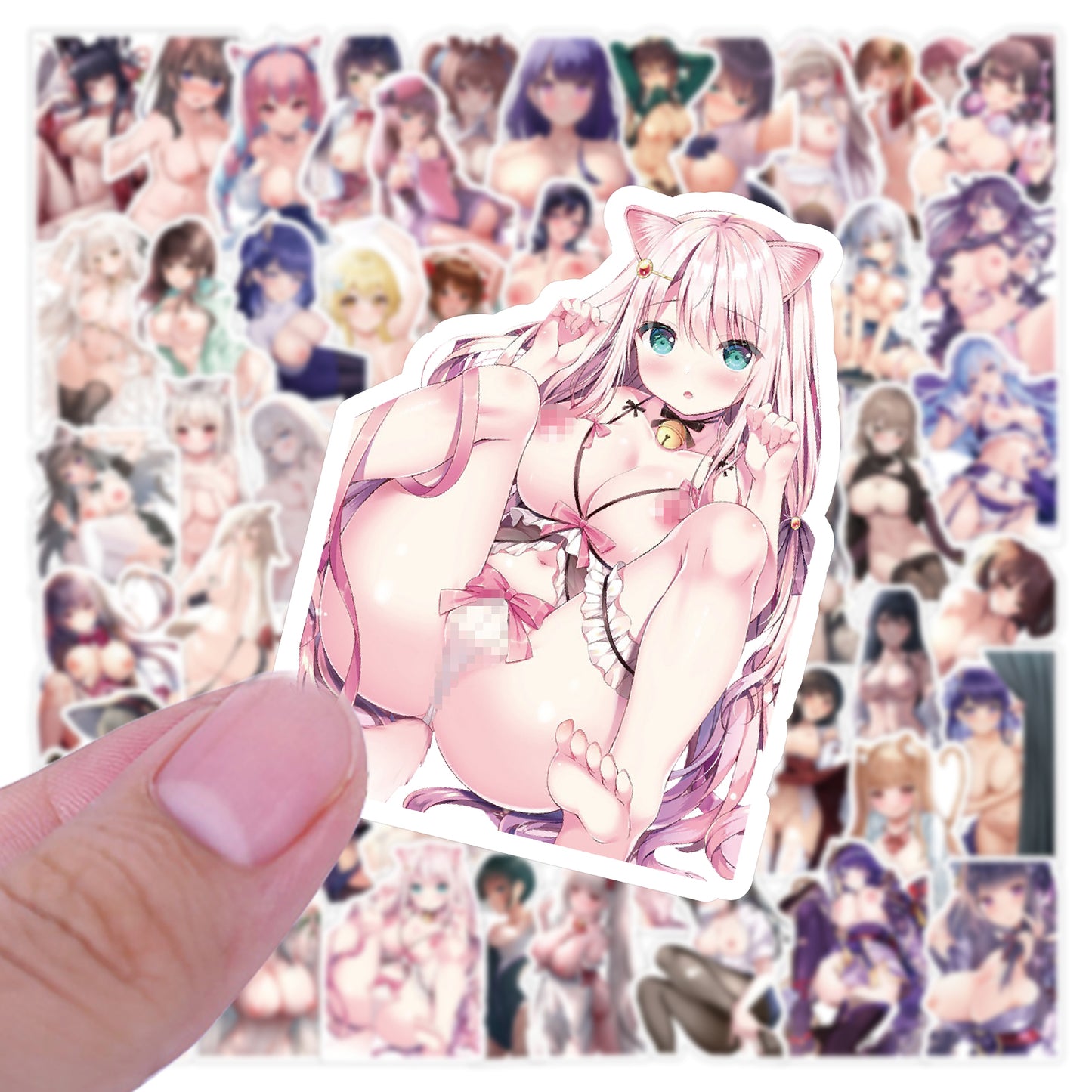 Hentai Sexy Naked Truth Nude Anime Stickers Uncensored Having Sex,Lewd Anime Waifu Decals for 18+ Adults,Japanese Anime Pron Girl Sticker