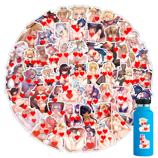 108 pcs Genshin Impact - C Set Sensual Hentai Stickers