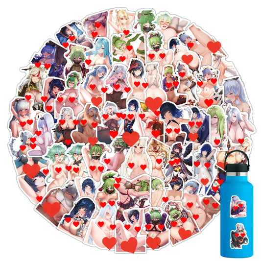 103 pcs Genshin Impact - B Set Sensual Hentai Stickers