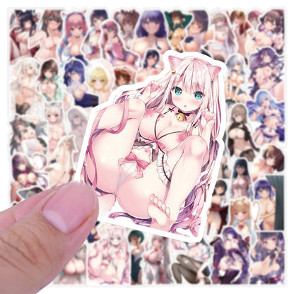 Hentai Sexy Naked Truth Nude Anime Stickers Uncensored Having Sex,Lewd Anime Waifu Decals for 18+ Adults,Japanese Anime Pron Girl Sticker